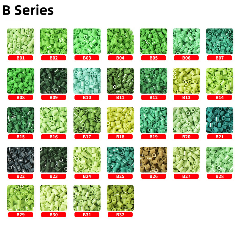 Meltbeads Series B fuse beads refill pack in 10g and 50g bags