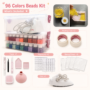 96 colors fuse beads kit with storage case, mini iron, pegboards and tools