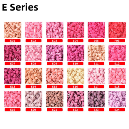 Meltbeads Series E fuse beads refill pack in 10g and 50g bags