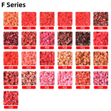 Meltbeads Series F fuse beads refill pack in 10g and 50g bags