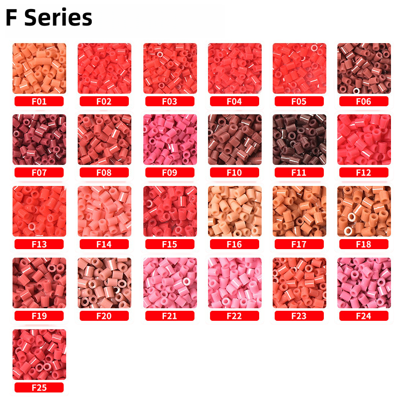 Meltbeads Series F fuse beads refill pack in 10g and 50g bags