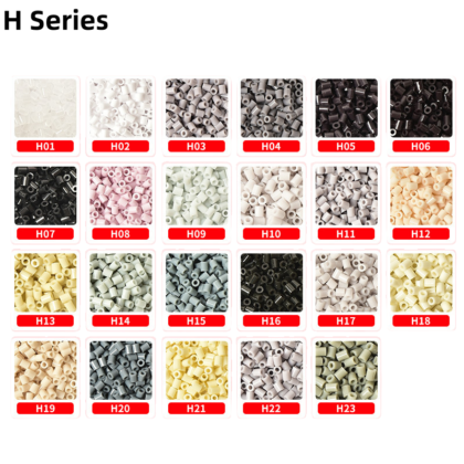 Meltbeads Series H fuse beads refill pack in 10g and 50g bags